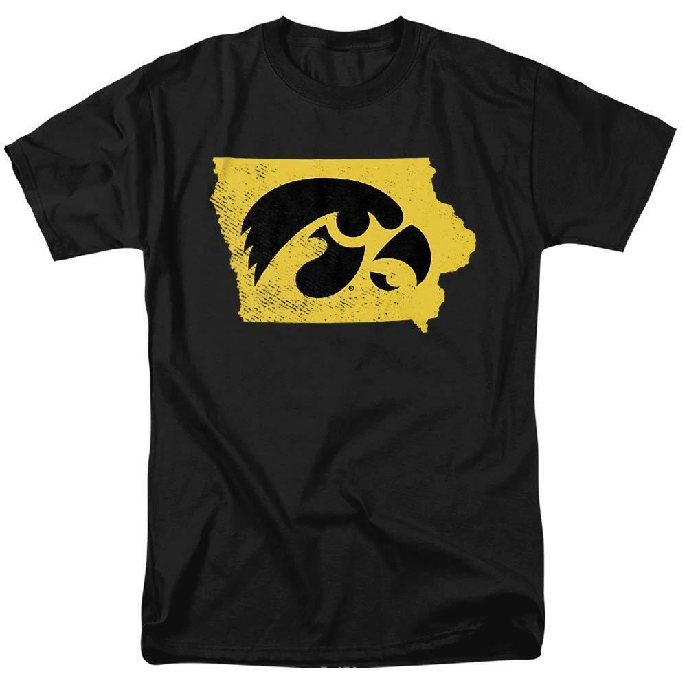 University Of Iowa State Shape Unisex Adult T Shirt